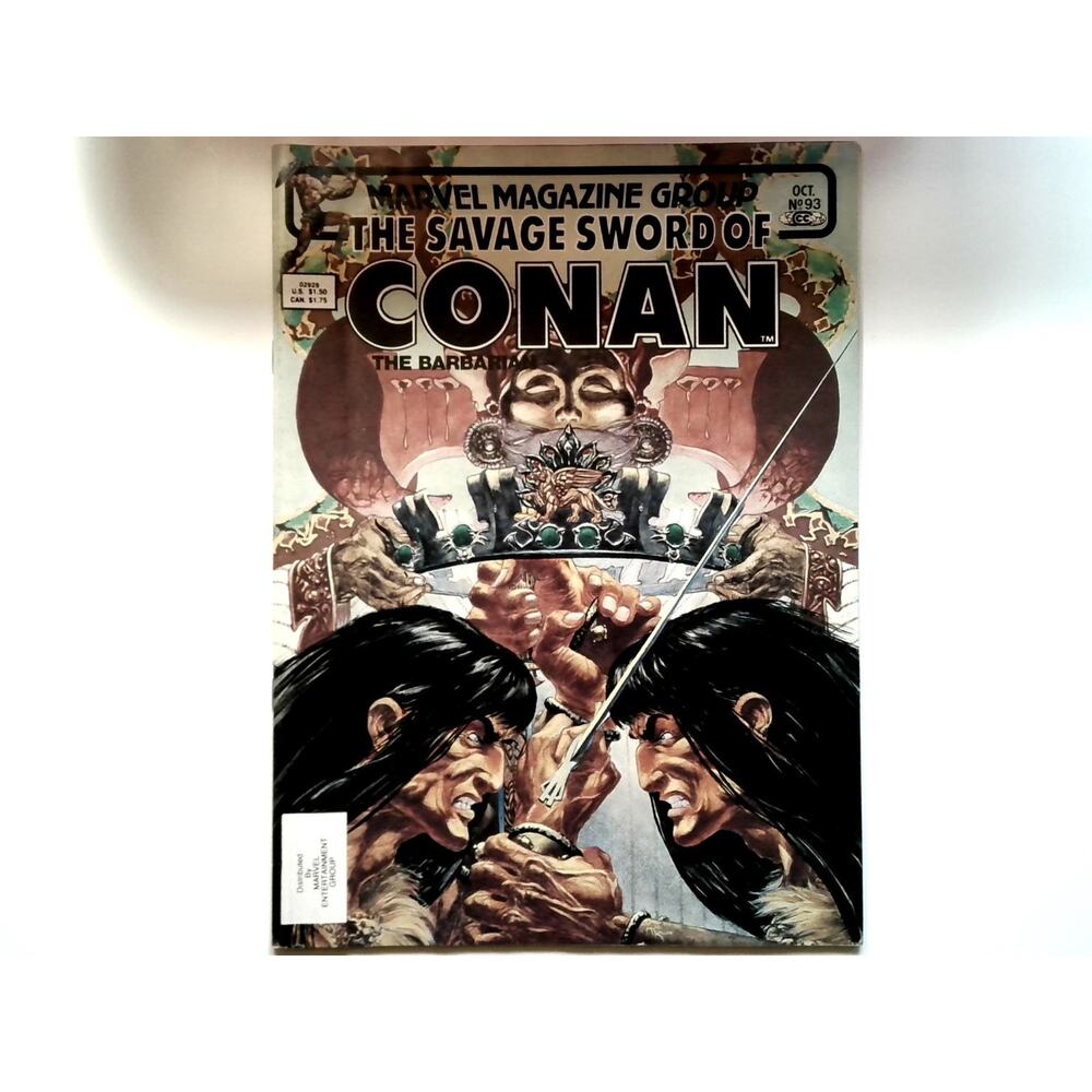 The Savage Sword of Conan #93 Marvel Magazine Group 1984